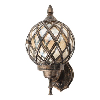 Aplica de exterior , Iluminat Gradina , 1 X E27 , 60W , Maro , IP44 Aplica de exterior , Iluminat Gradina , 1 X E27 , 60W , Maro , IP44