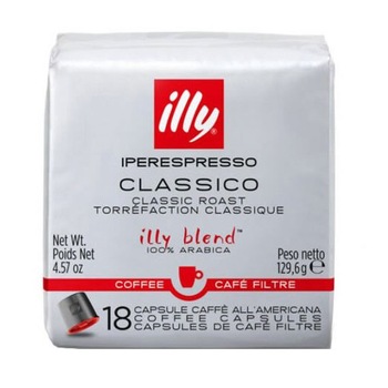 Capsule Illy IperEspresso Americano Rosso, Compatibile IperEspresso, 18 Capsule Capsule Illy IperEspresso Americano Rosso, Compatibile IperEspresso, 18 Capsule
