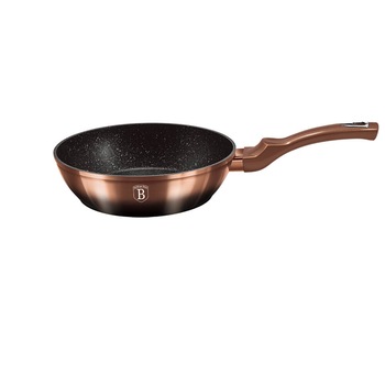 Tigaie 24 cm Black Rose Gold Metallic Line Berlinger Haus BH 1896 Tigaie 24 cm Black Rose Gold Metallic Line Berlinger Haus BH 1896