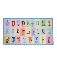 covor copii educativ sam art kids 10 100x170 cm grosime 35 mm 1000gmp 100 poliamida suport latex model abecedar imagen 36_0_
0