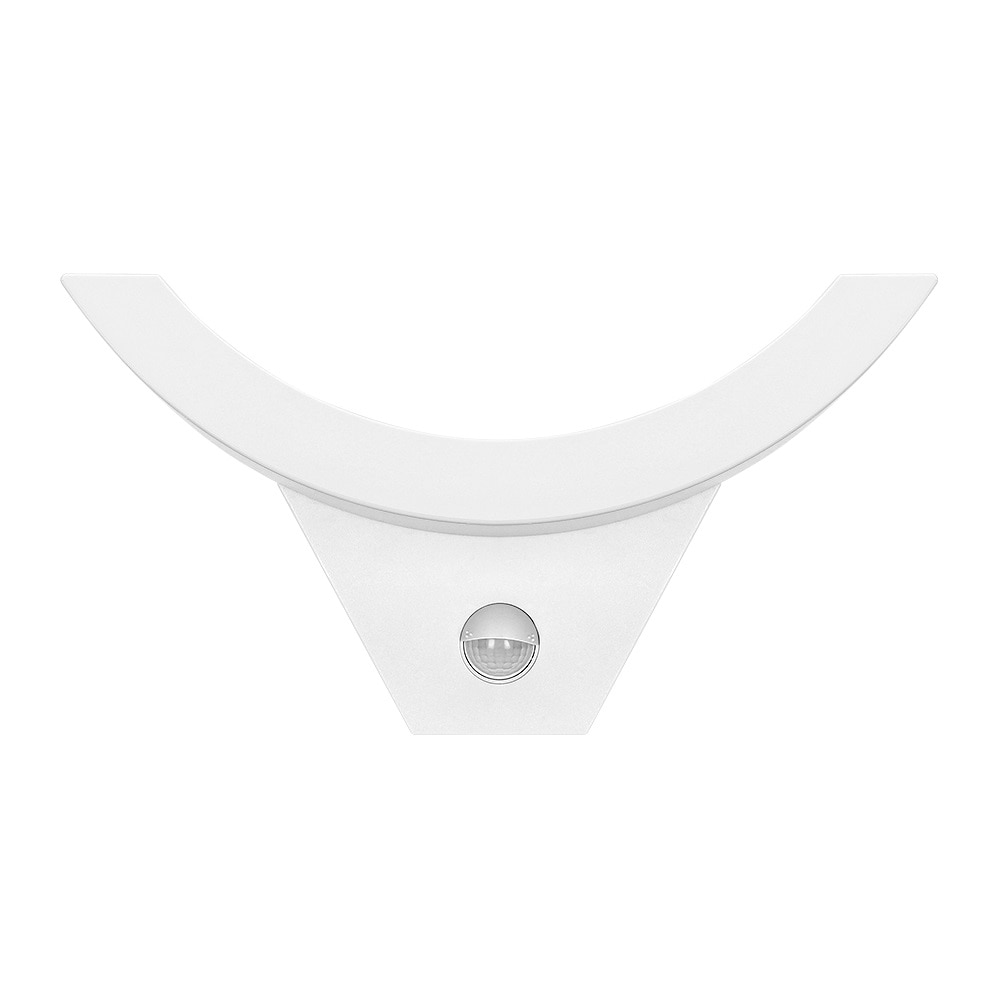 Aplica de gradina ORNO SPINEL OR-OP-6119WLPMR4, 10W, LED SMD, senzor de miscare si crepuscular, detectie 140°, 800lm, IP54, IK10, 4000K, alb