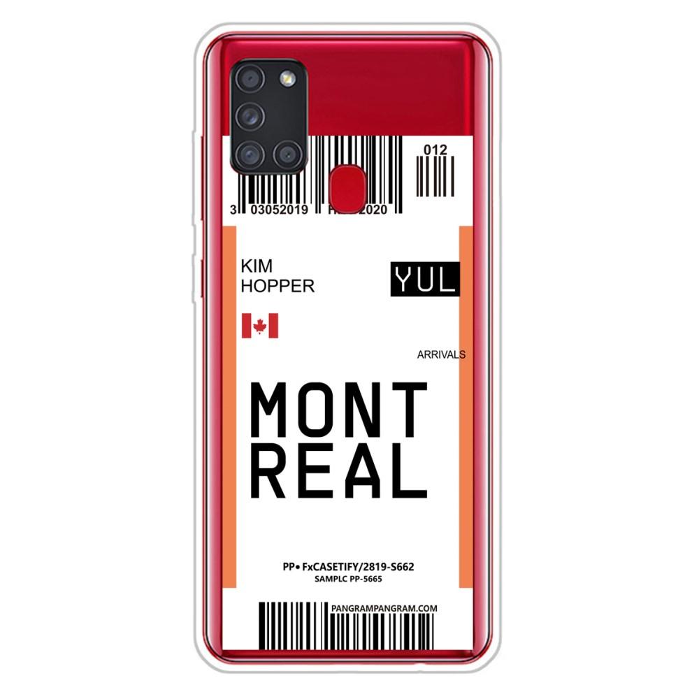 Husa Samsung Galaxy A21s model Dream Ticket Montreal, Silicon, Antisoc, Viceversa Multicolor