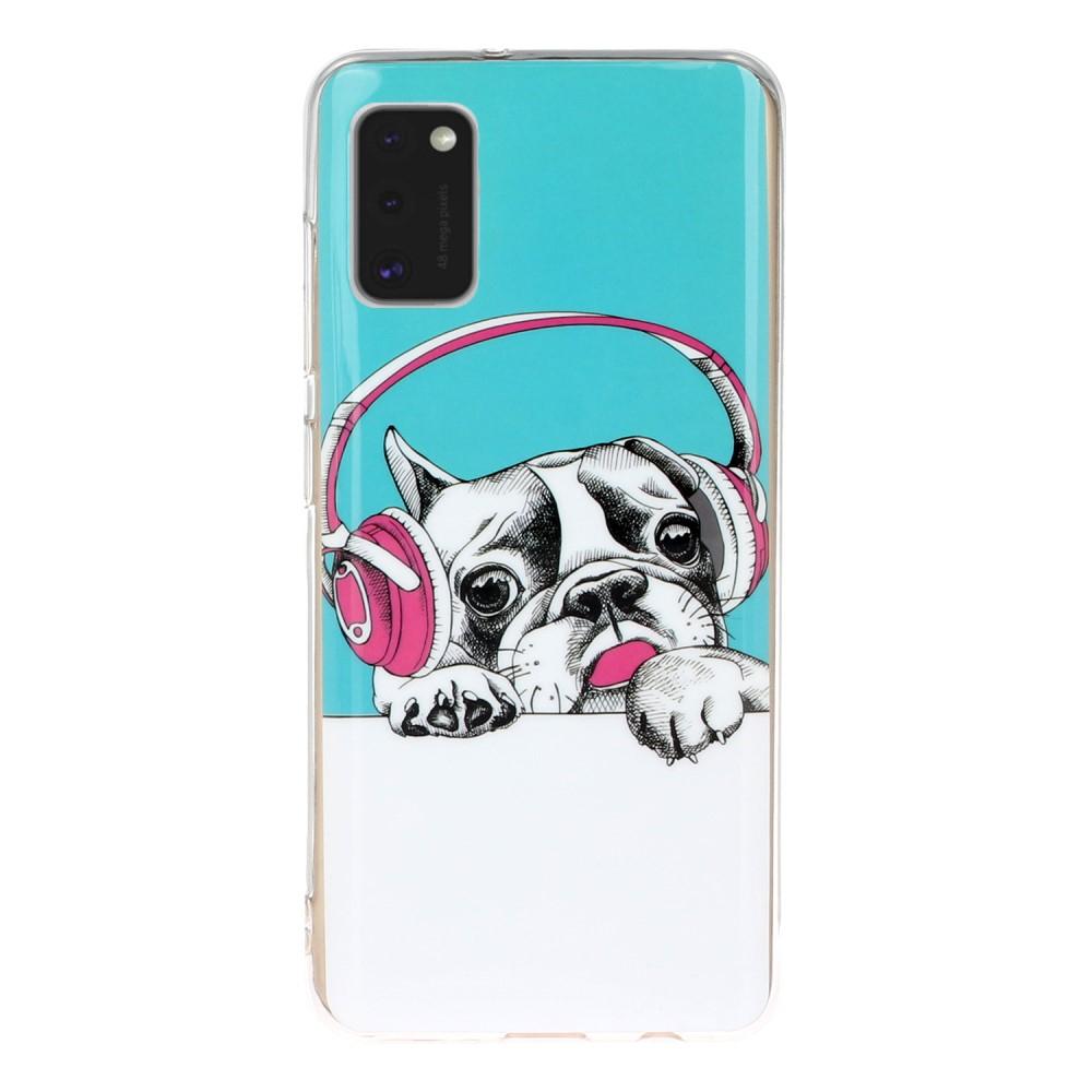 Husa Samsung Galaxy A41 model Fosforescent Lovely Music, Antisoc, Viceversa Multicolor