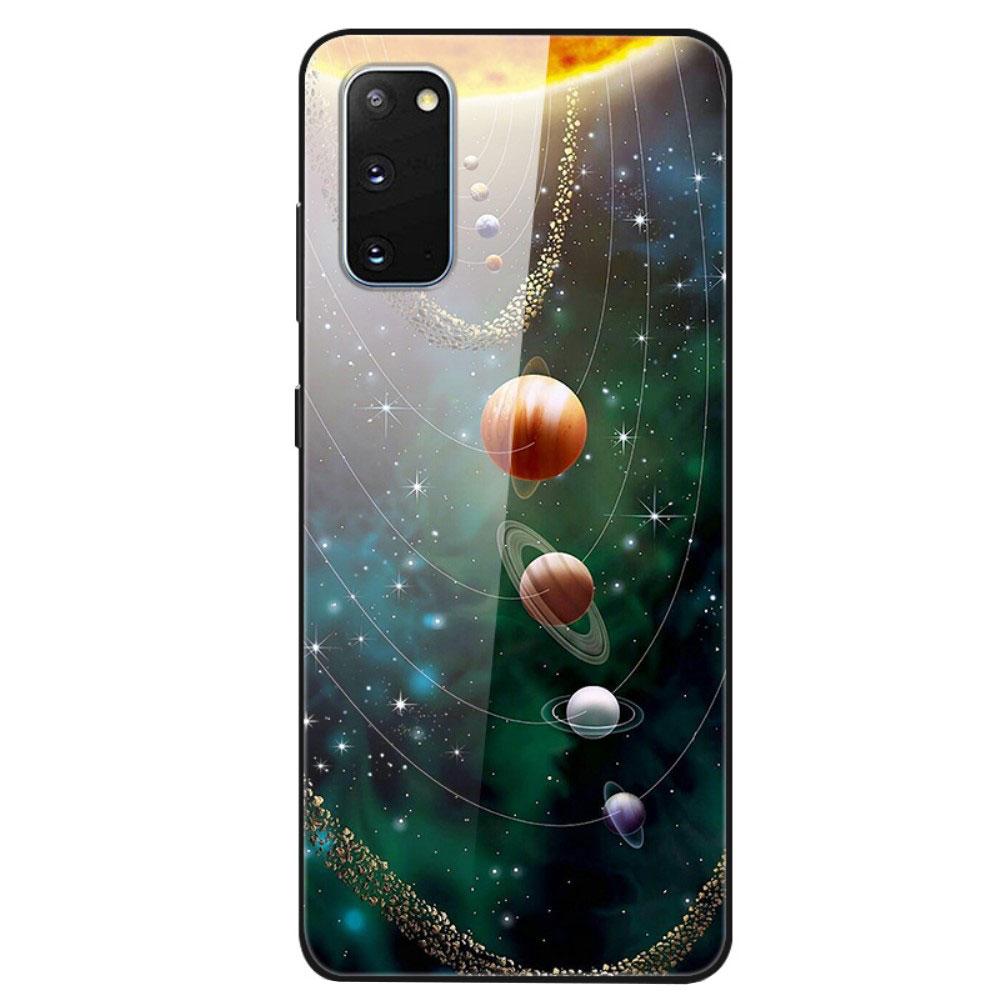 Husa Samsung Galaxy S20 model Glass Milky Way, Antisoc, TPU Hybrid, Viceversa Multicolor