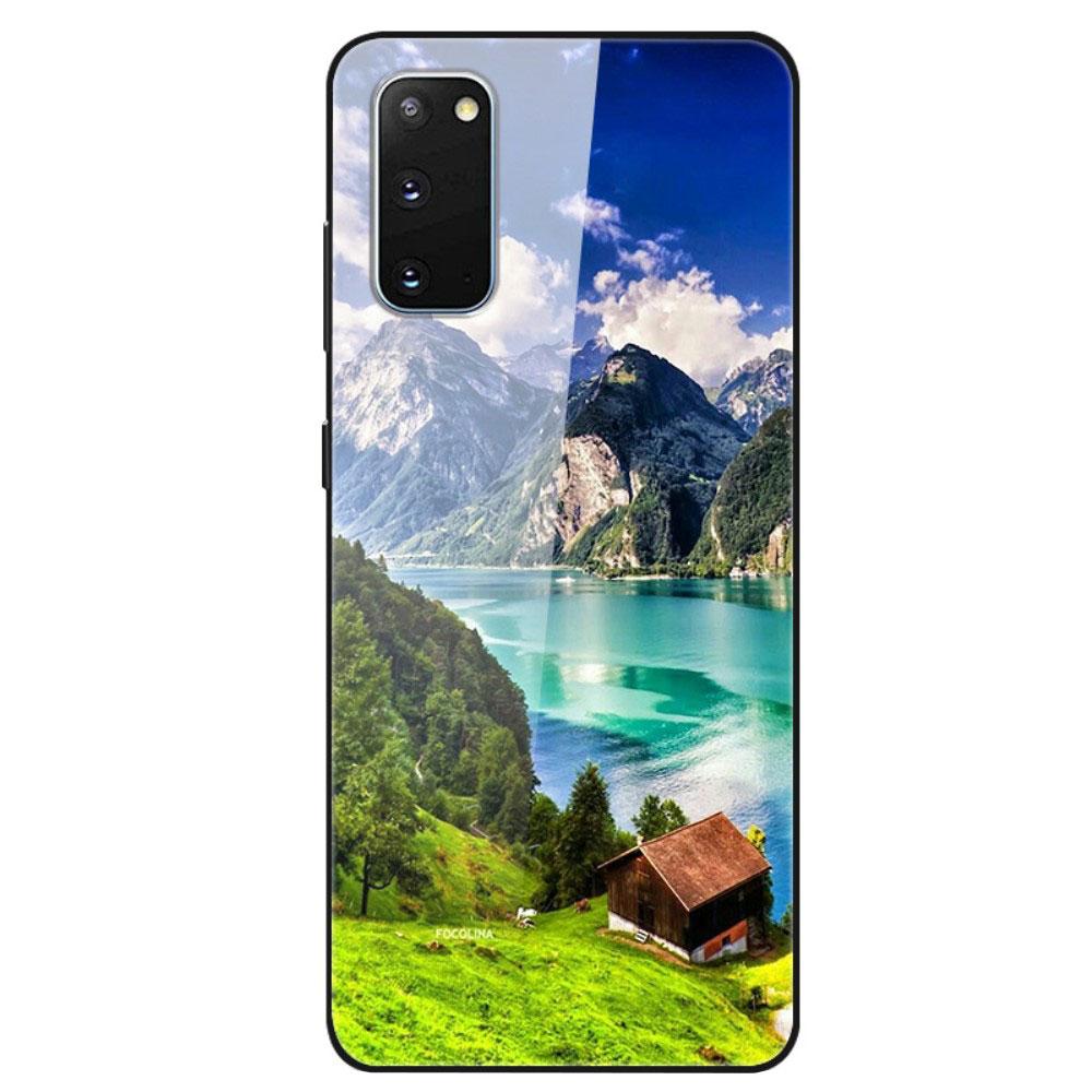 Husa Samsung Galaxy S20 model Glass Mountain Retreat, Antisoc, TPU Hybrid, Viceversa Multicolor
