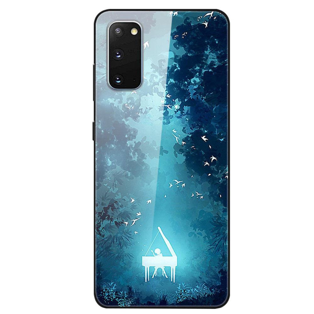 Husa Samsung Galaxy S20 model Glass Spiritual Music, Antisoc, TPU Hybrid, Viceversa Multicolor