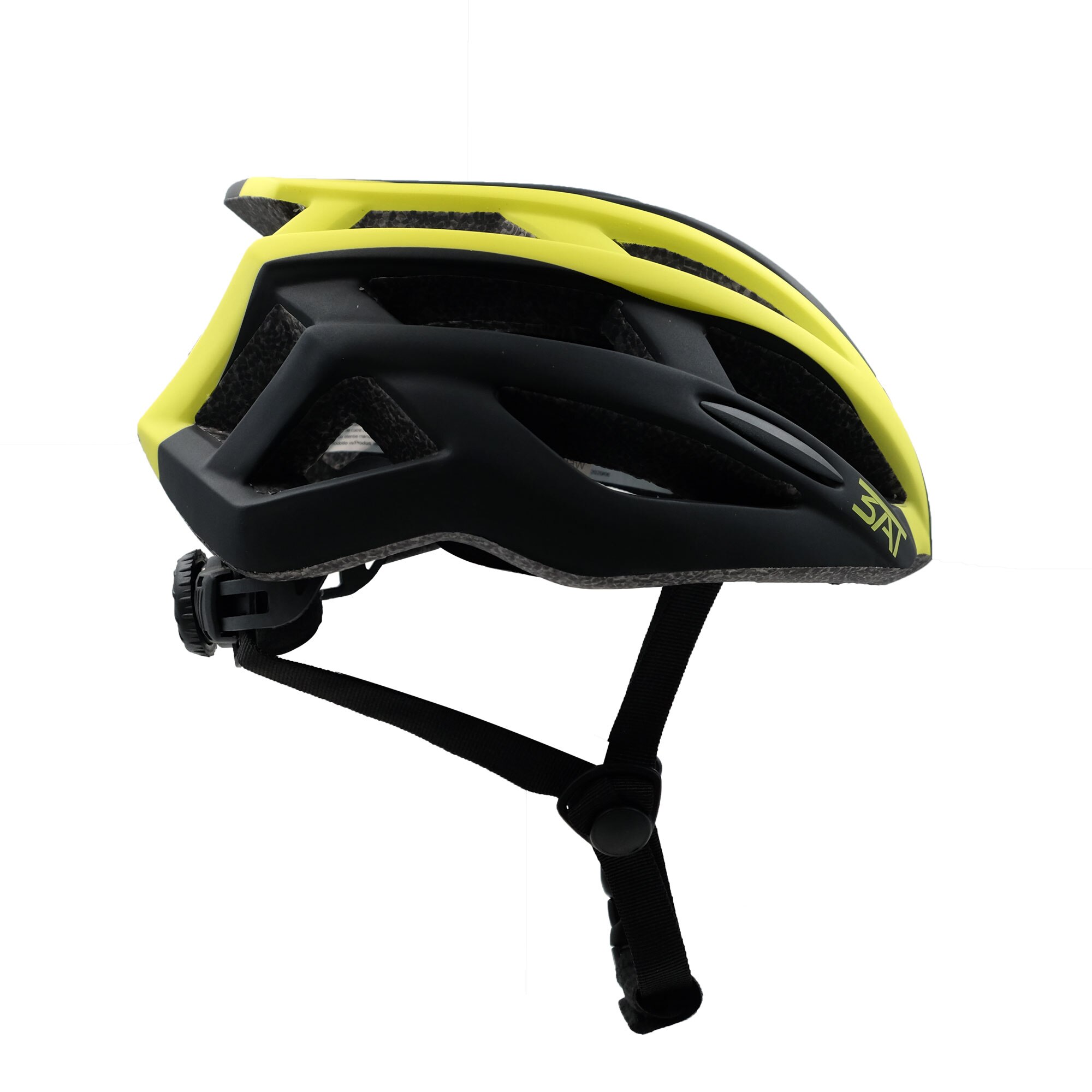 Casca de protectie cu LED, CiTY Double Negru/Lime, Marimea M-L , 58-61 cm