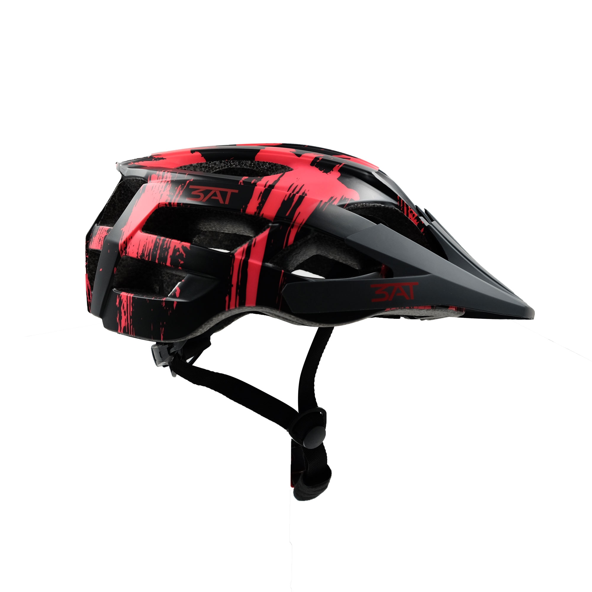 Casca de protectie offROAD Negru/Rosu, Marimea M-L , 58-61 cm
