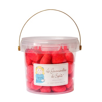 Galetusa cu bomboane in forma de capsuni - fraises, 180 g Galetusa cu bomboane in forma de capsuni - fraises, 180 g