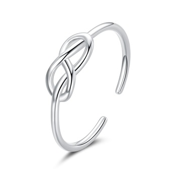 Inel reglabil din argint Infinity Rope Inel reglabil din argint Infinity Rope
