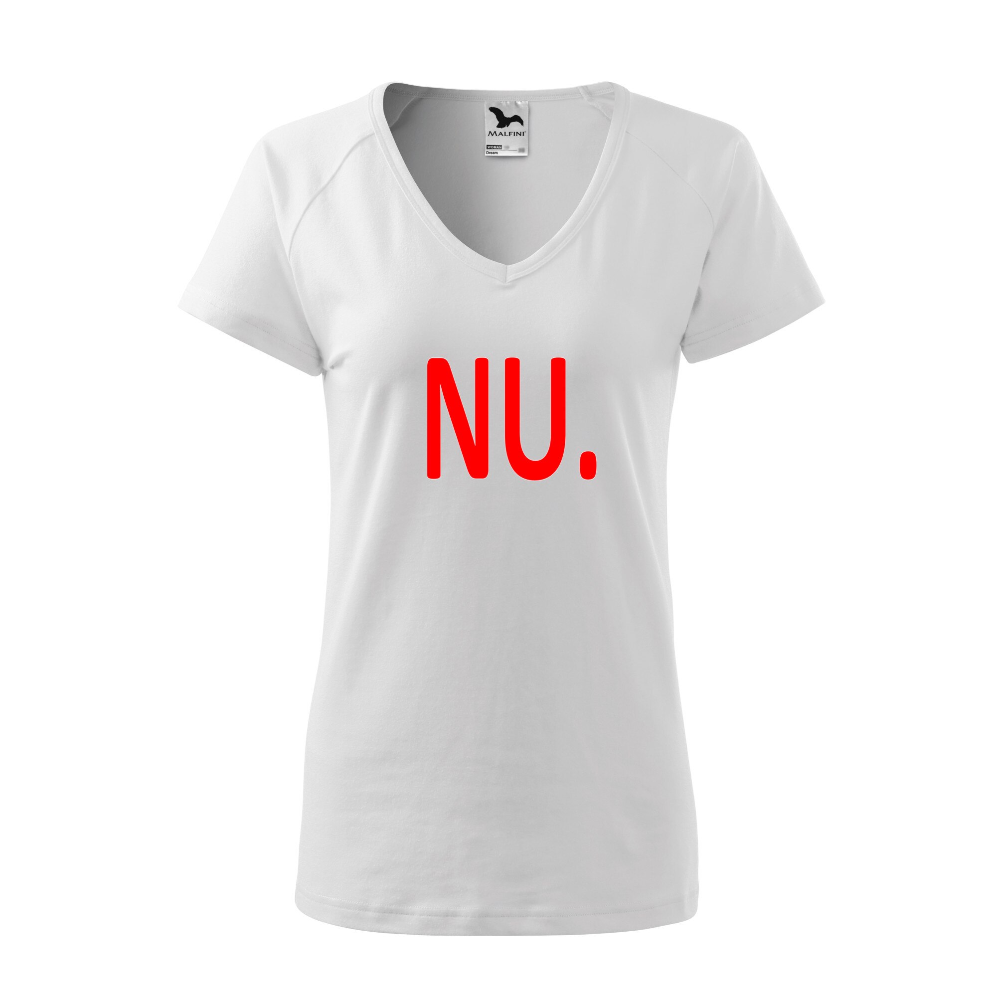 Tricou dama, Malfini, NU., Alb, L