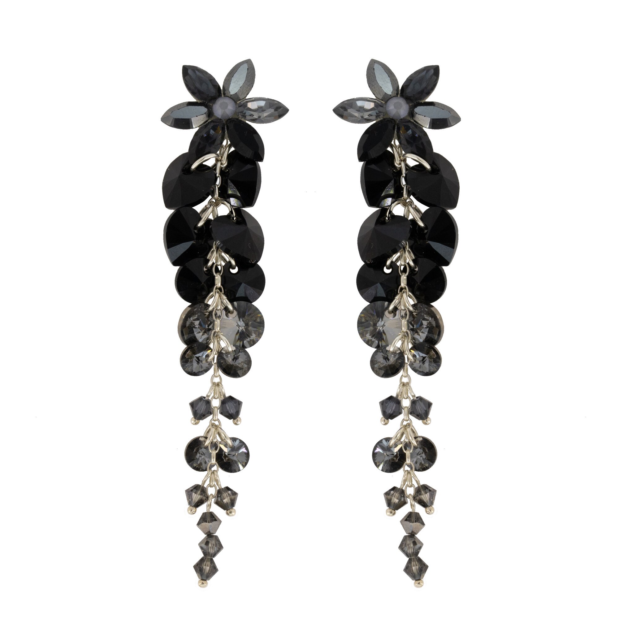 Cercei Kat'Art Infinity Silver Night - Jet