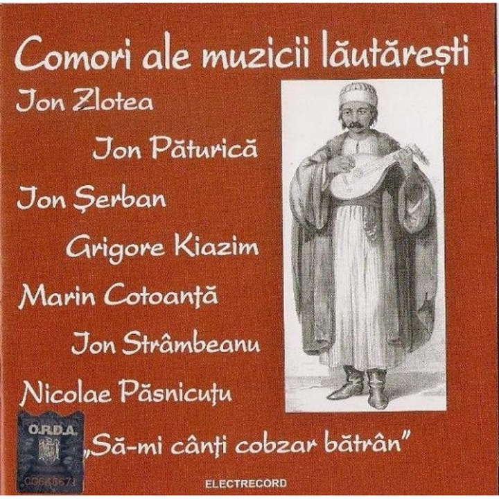 Comori ale muzicii lautaresti - Sa-mi canti cobzar batran (CD)