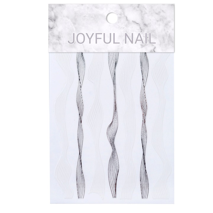 Tatuaj sticker Lila Rossa, cu efect acrilic, pentru decor unghii, nail art 005