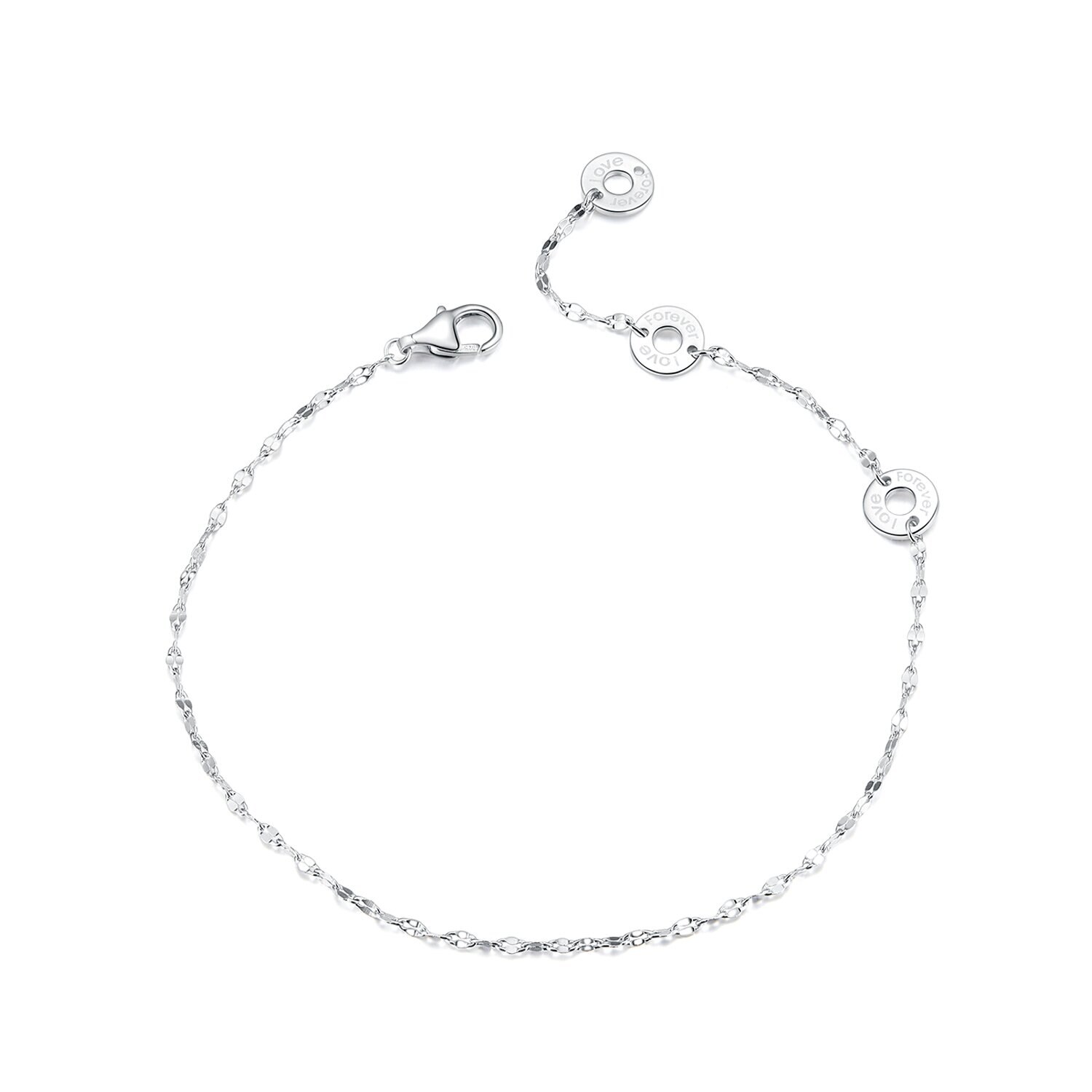 Bratara din argint Forever Love Chain
