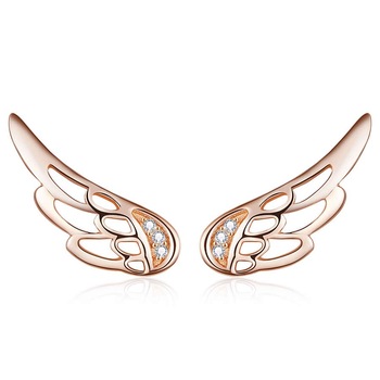 Cercei din Argint 925, Placati cu Aur Roz, Tisoro, Freedom, Cristale Zirconiu, Rose Cercei din Argint 925, Placati cu Aur Roz, Tisoro, Freedom, Cristale Zirconiu, Rose