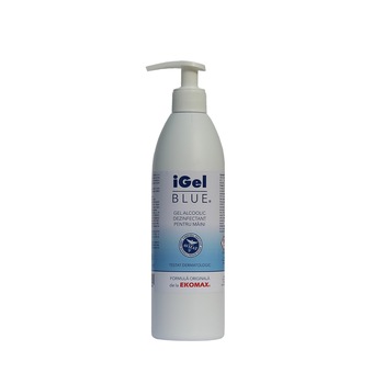 Dezinfectant gel pentru maini, iGel Blue, cu glicerina, 70% alcool, Flacon 500ml, biocid, virucid, Avizat MS Dezinfectant gel pentru maini, iGel Blue, cu glicerina, 70% alcool, Flacon 500ml, biocid, virucid, Avizat MS