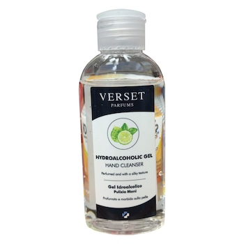 Gel hidroalcoolic pentru maini Verset Parfums, cu 70% alcool, parfum citrice, 100 ml Gel hidroalcoolic pentru maini Verset Parfums, cu 70% alcool, parfum citrice, 100 ml