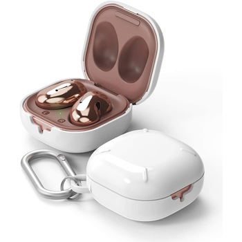 Husa de protectie Ringke Slim X pentru casti Galaxy Buds Live (2020), Alb Husa de protectie Ringke Slim X pentru casti Galaxy Buds Live (2020), Alb