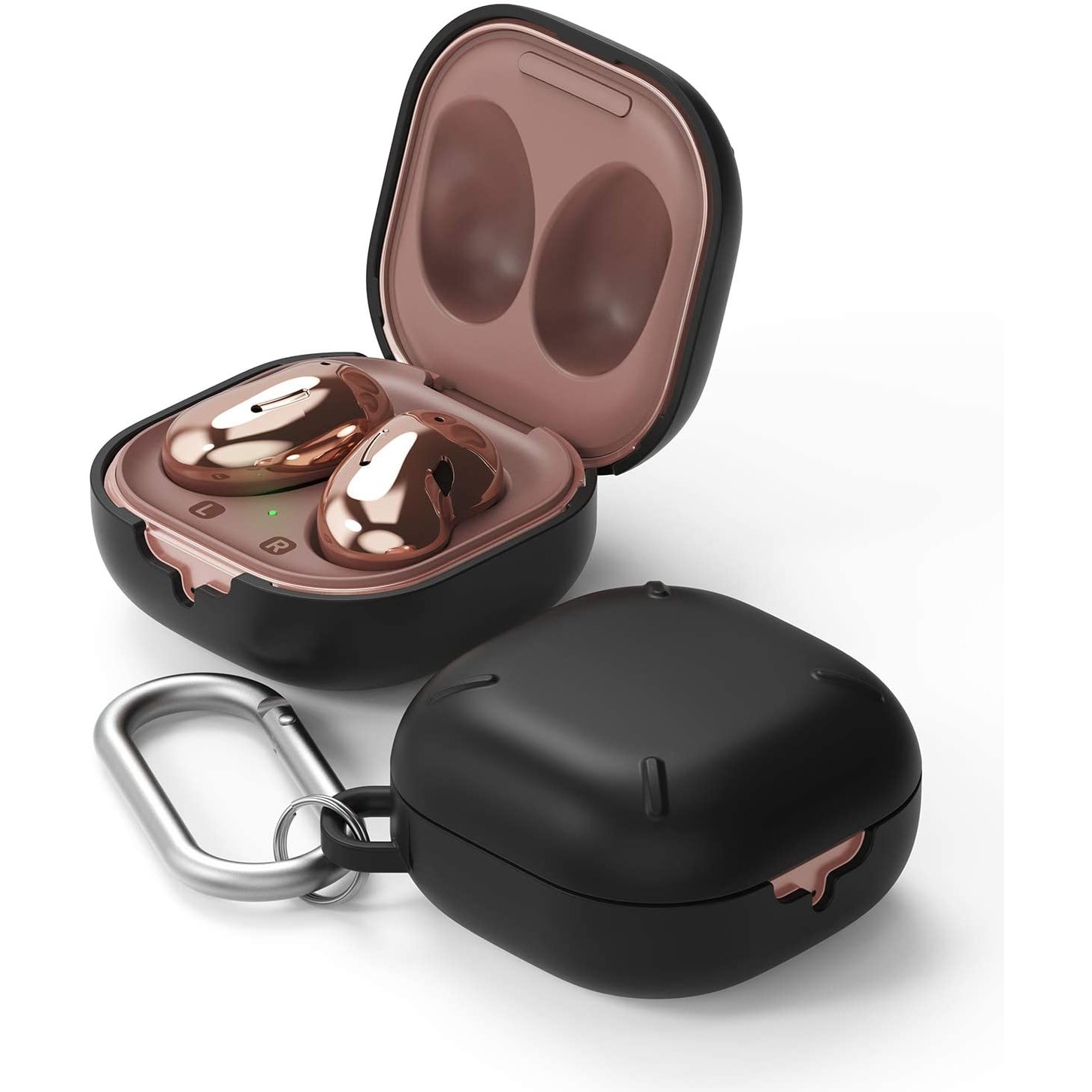Husa de protectie Ringke Slim X pentru casti Galaxy Buds Live (2020), Negru Mat
