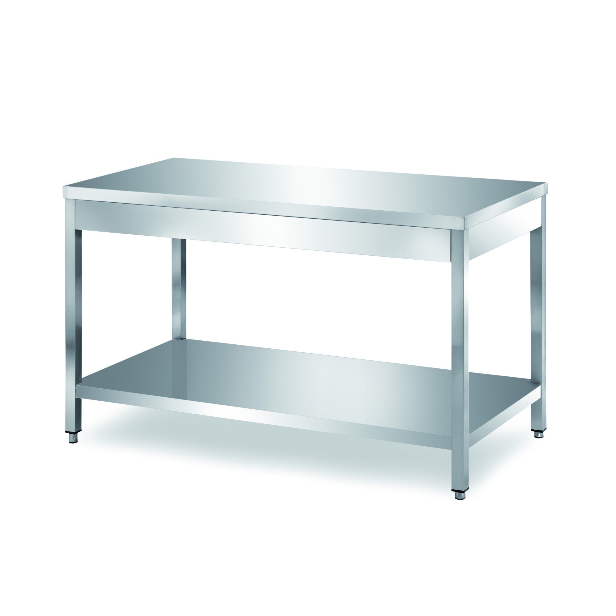 Masa centrala, din inox, dimensiuni 2000x700x850mm