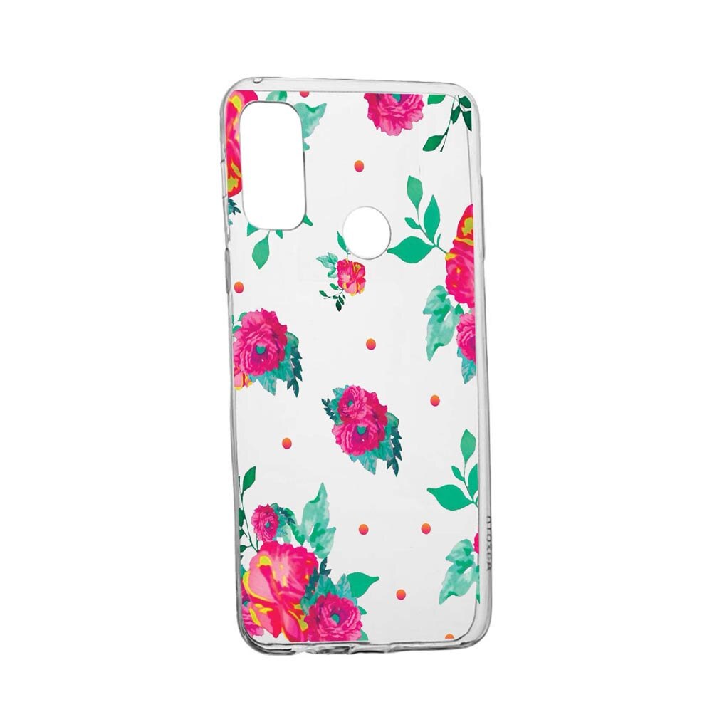 Husa Roses - Pastel colors, pentru OnePlus Nord N100, rezistenta la uzura, anti-alunecare, din silicon Premium, 688
