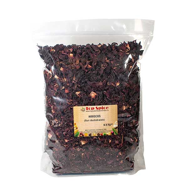 Hibiscus flori deshidratate TOP SPICE, 500 g