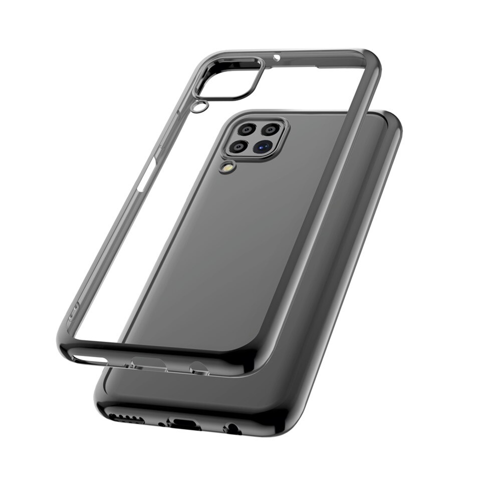 Capac Protectie Spate Cellara Colectia Electro Pentru Huawei P40 Lite - Negru
