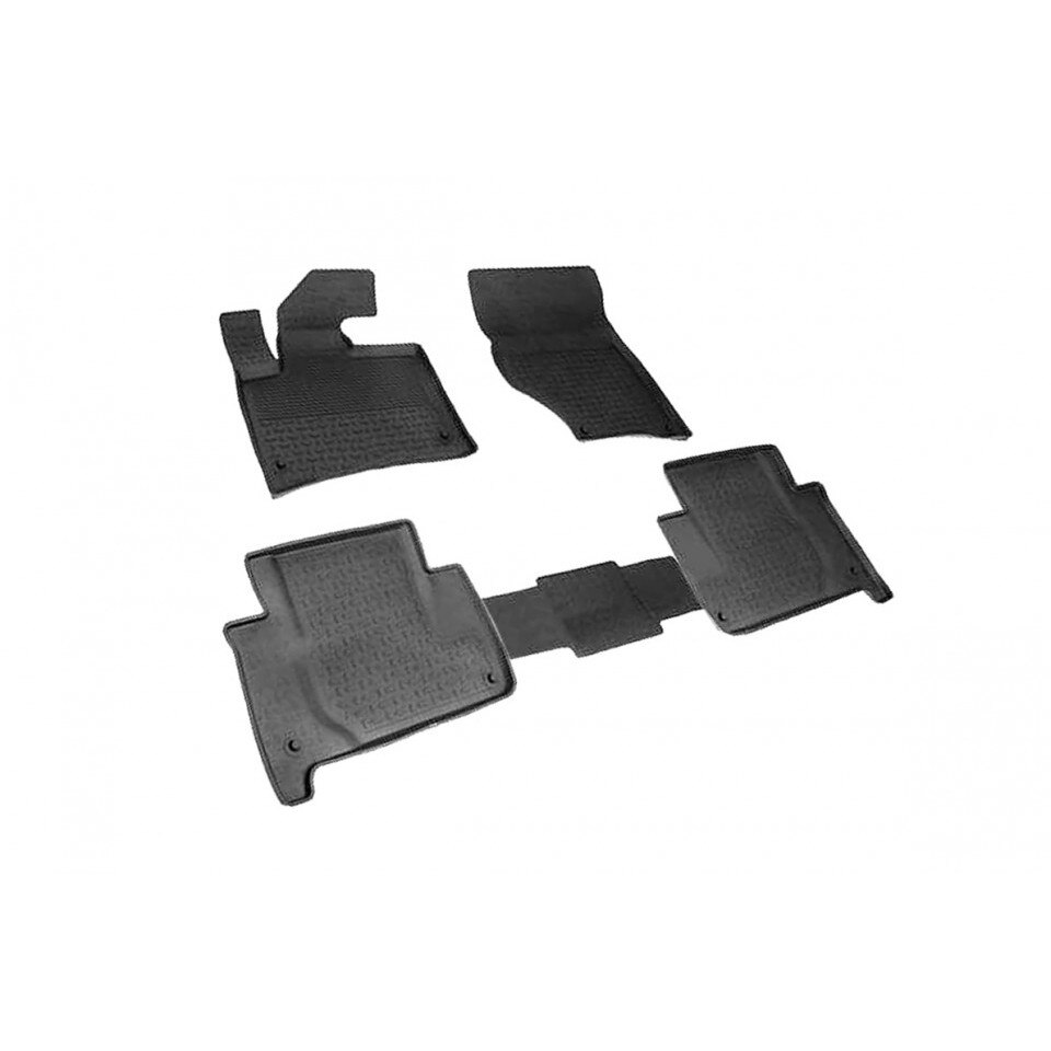 Set 5 covorase auto cauciuc tip tavita Audi Q7 fabricatie 2006-2015