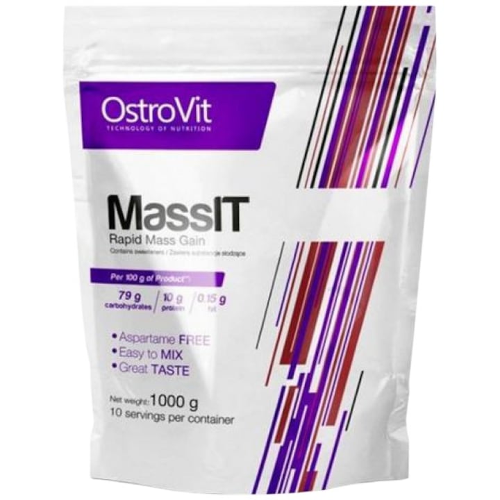 Хранителна добавка OstroVit Mass It, Кокос, 1000 гр
