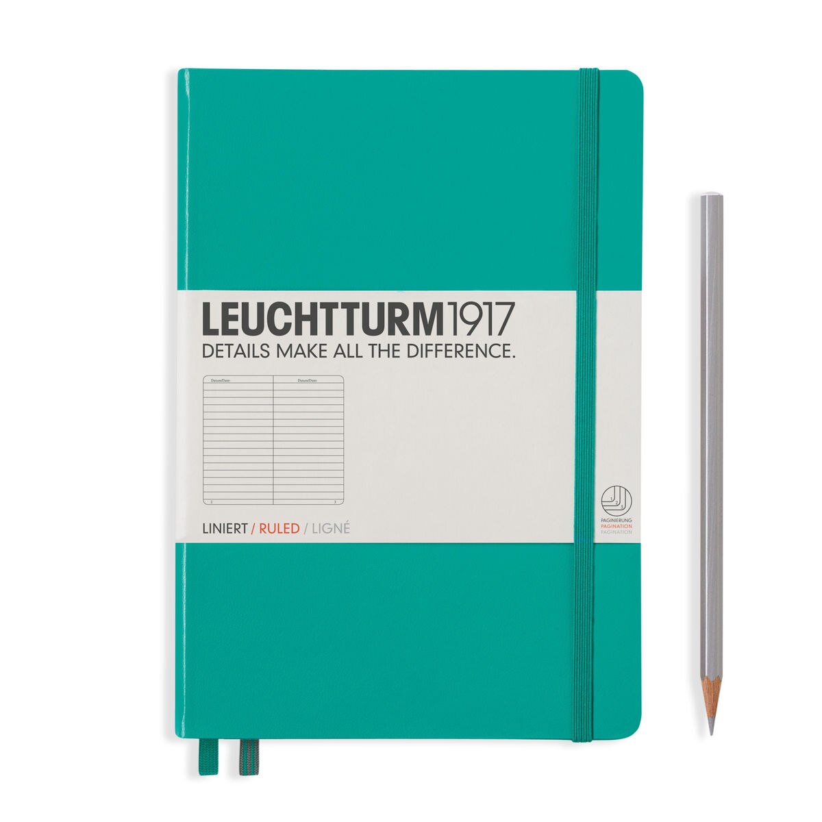 Notebook A5 Coperta Rigida, Dictando, Turcoaz, Leuchtturm1917