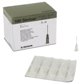 Set 100 Ace seringa, Sterican, culoare gri, masura 0,40 x 20 mm, BRAUN Set 100 Ace seringa, Sterican, culoare gri, masura 0,40 x 20 mm, BRAUN