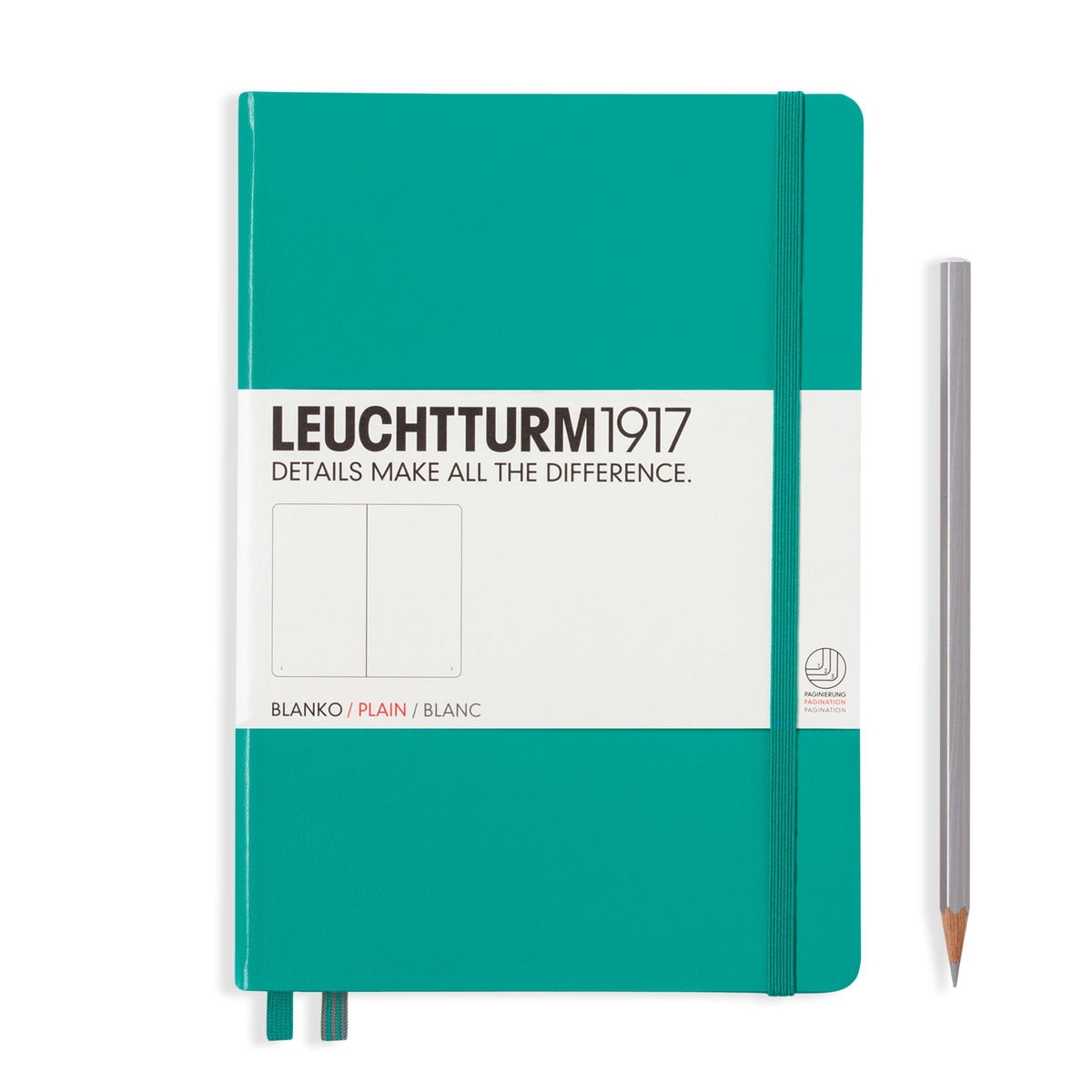 Notebook A5 Coperta Rigida, Velin, Turcoaz, Leuchtturm1917