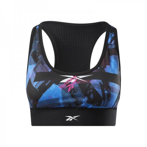 Bustiera Reebok wor myt aop racer bra, L INTL, Negru