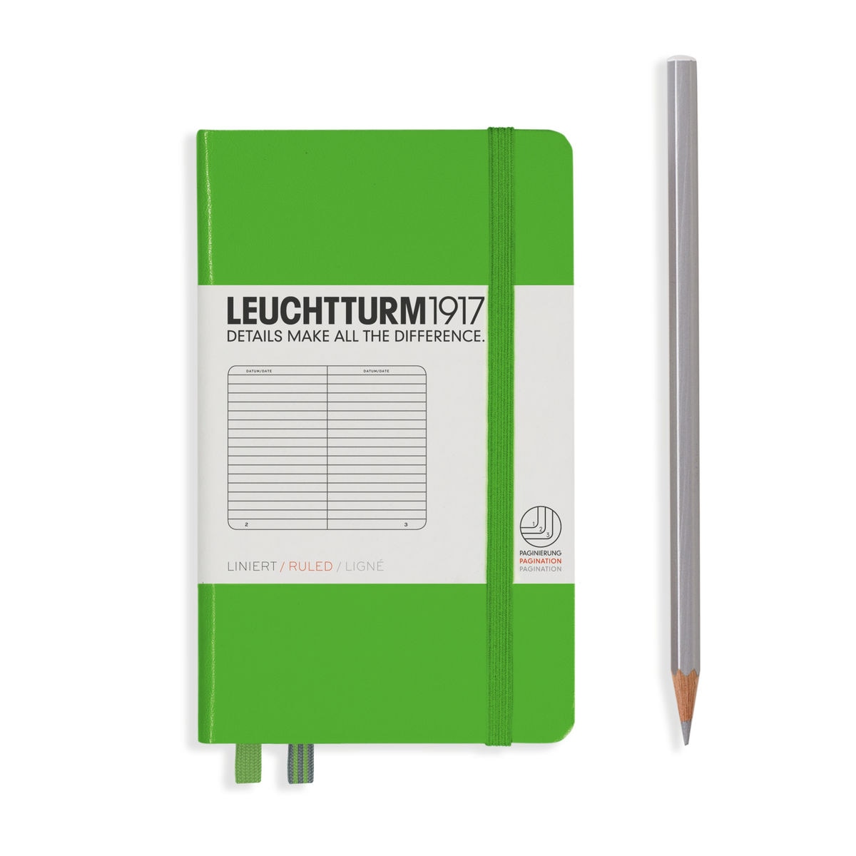 Notebook A6 Coperta Rigida, Dictando, Verde, Leuchtturm1917