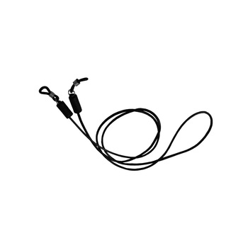 Lant ochelari din snur bumbac cerat cu elemente decorative din argila polimerica, Negru Lant ochelari din snur bumbac cerat cu elemente decorative din argila polimerica, Negru