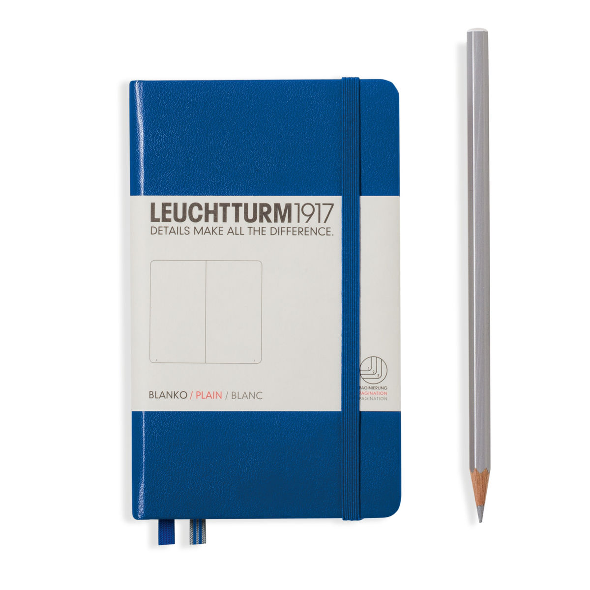 Notebook A6 Coperta Rigida, Velin, Albastru Royal, Leuchtturm1917
