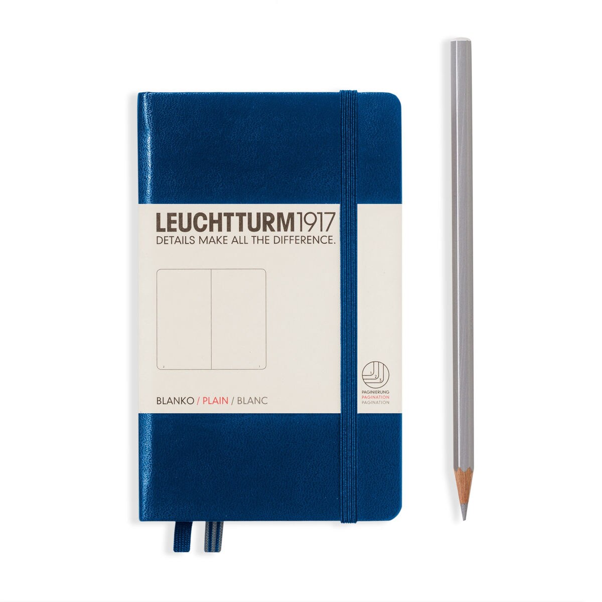 Notebook A6 Coperta Rigida, Velin, Albastru Navy, Leuchtturm1917