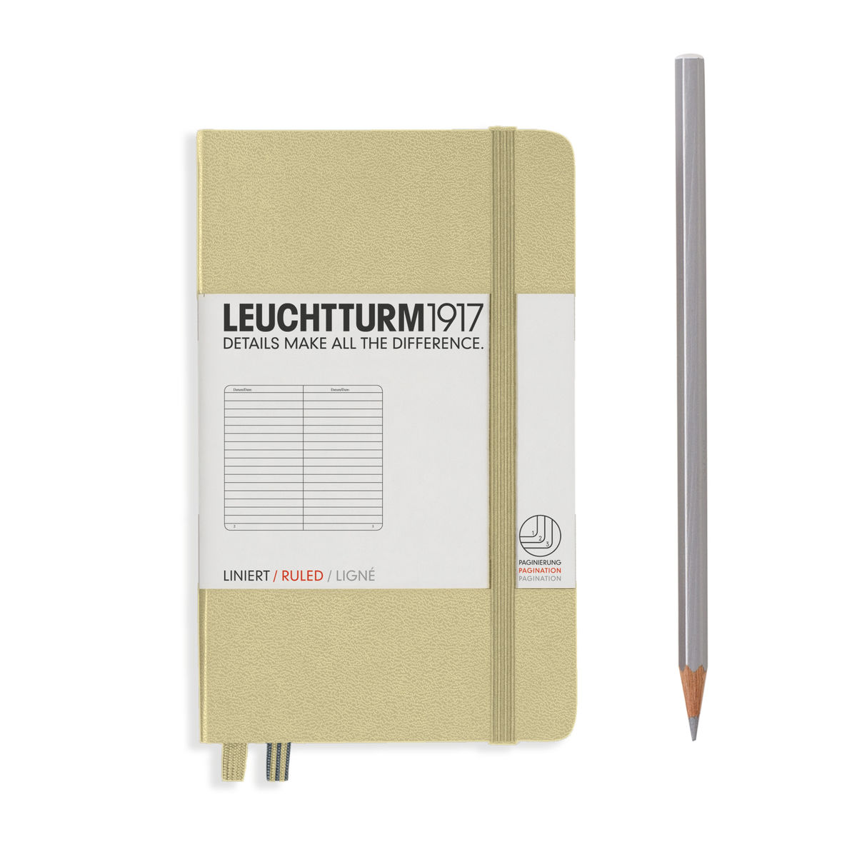 Notebook A6 Coperta Rigida, Dictando, Nisipiu, Leuchtturm1917