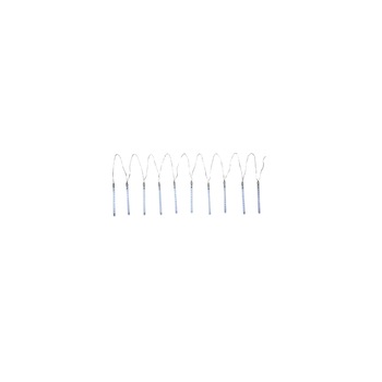 Instalatie de Craciun, 120 LED, 10 turturi, lumina alba, tub 21cm, acoperire 4m, temporizare, Melinera Instalatie de Craciun, 120 LED, 10 turturi, lumina alba, tub 21cm, acoperire 4m, temporizare, Melinera