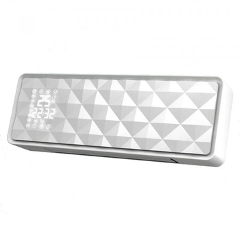 Aeroterma electrica de perete Home FKF 54202, 2 trepte de putere, 2000W, termostat, telecomanda Aeroterma electrica de perete Home FKF 54202, 2 trepte de putere, 2000W, termostat, telecomanda