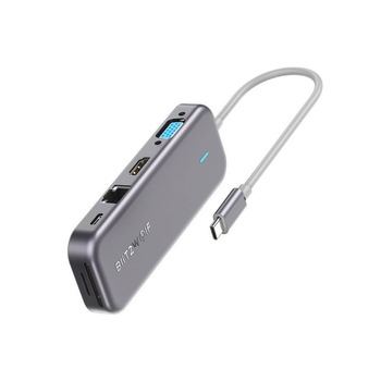 HUB aluminiu 11-in-1 BlitzWolf BW-TH8 HUB aluminiu 11-in-1 BlitzWolf BW-TH8