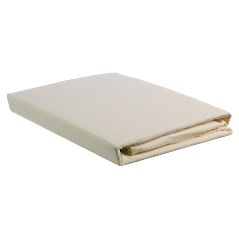 Cearceaf cu elastic pentru saltea 120 x 60 x 12 cm Ty i My 064-27C, Crem