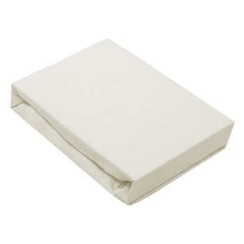 Cearceaf cu elastic pentru saltea 120 x 60 x 12 cm Ty i My 064-02C, Crem Cearceaf cu elastic pentru saltea 120 x 60 x 12 cm Ty i My 064-02C, Crem