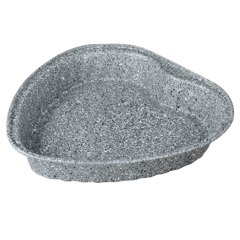 Tava pentru copt inima marmorata 27x26cm Stone Touch Line Berlinger Haus BH 1396
