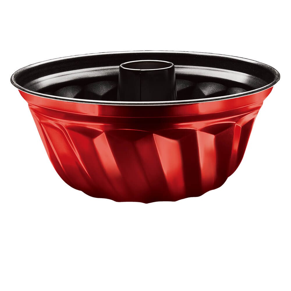 Tava pentru cuptor cu invelis din titan bundt 25x10.5 cm Burgundy Metallic Line Berlinger Haus BH 1543