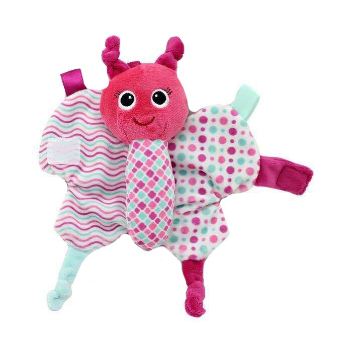 Jucarie plus, fluturas, roz, + 0 luni