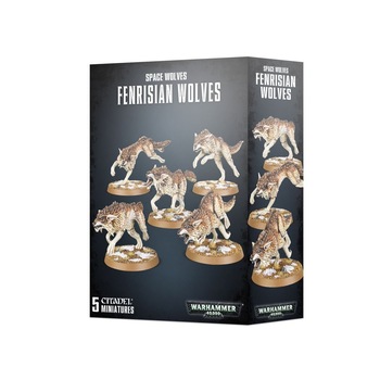 Pachet Miniaturi Warhammer 40k, Games Workshop, Space Wolves Fenrisian Wolves Pachet Miniaturi Warhammer 40k, Games Workshop, Space Wolves Fenrisian Wolves