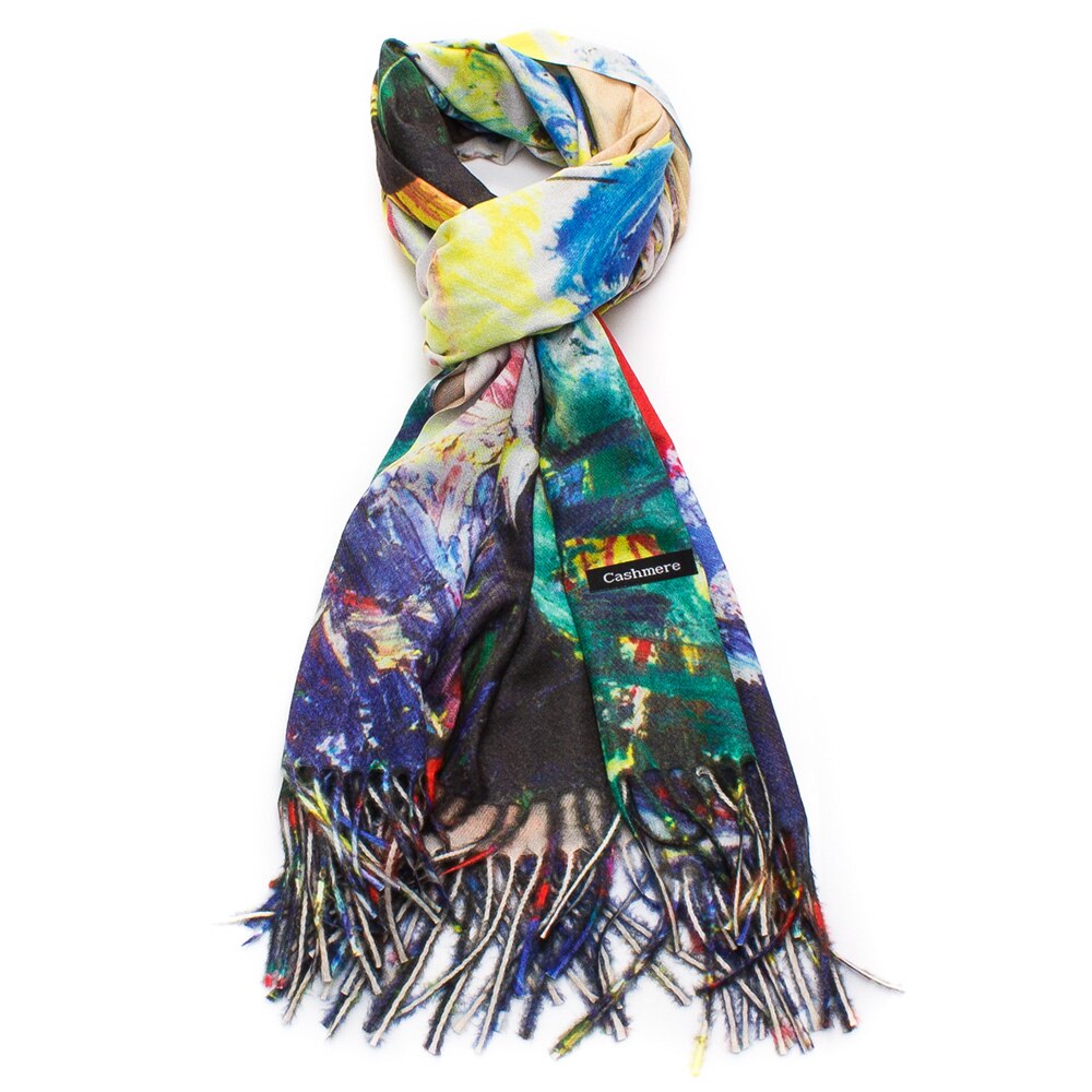 Esarfa tip sal din casmir Stilno, G1045-005, Multicolor