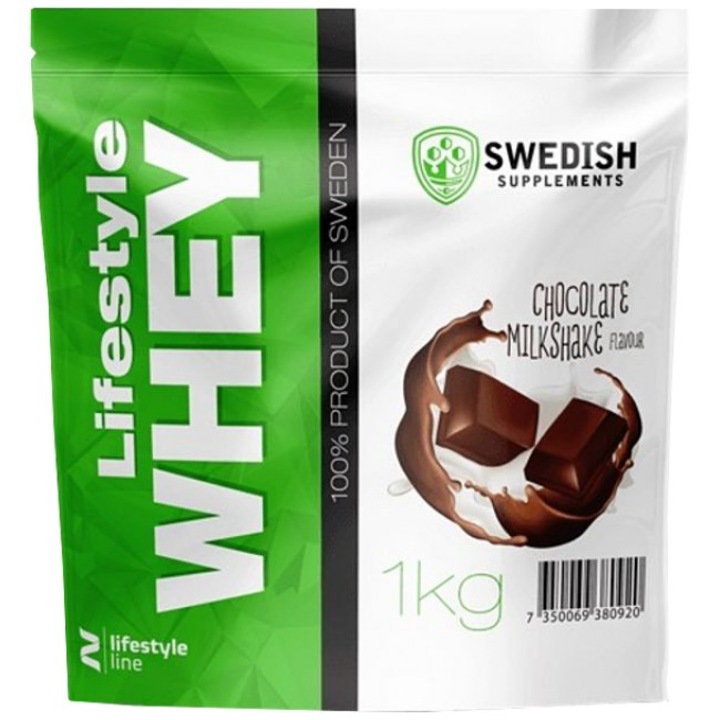 Хранителна добавка SWEDISH Supplements Lifestyle Whey, Шоколад с фъстъчено масло, 1000 гр